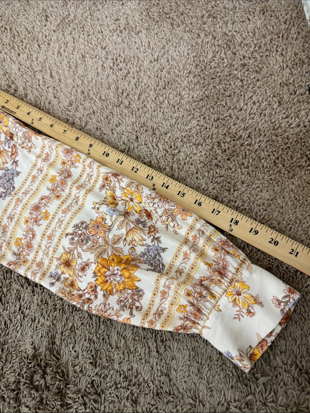 Spell Meadowland Maxi Gown Cream Floral size L Cottagecore Events Boho Country - Picture 12 of 13